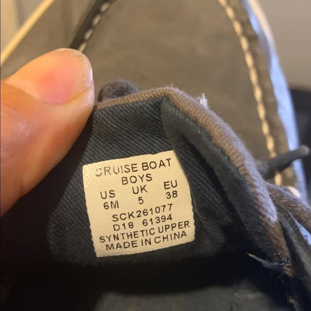 Sperry Men's Dark Gray Boat Shoes